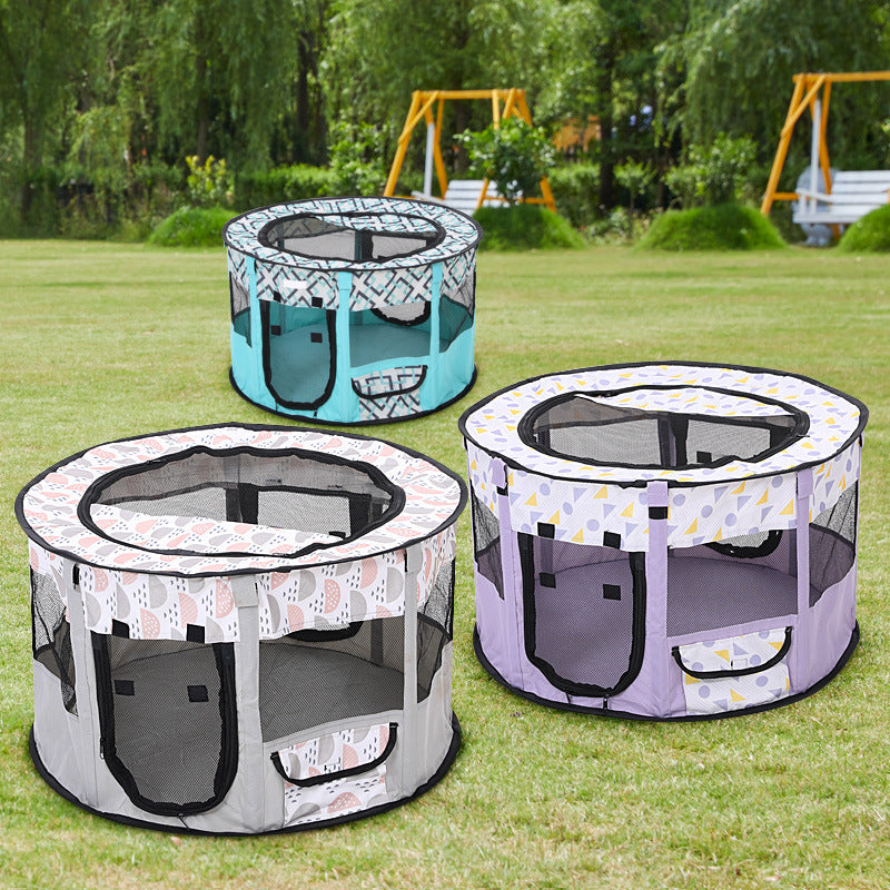 Pet Tent Foldable Pet Delivery Room Closed Cat Breeding Tent Dog Cage