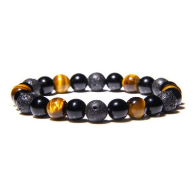 Tiger Eye Bracelet Obsidian Hematite Gemstone Bead Bracelet(FD04998 FD04999 FD0500 FD0501 FD0502)
