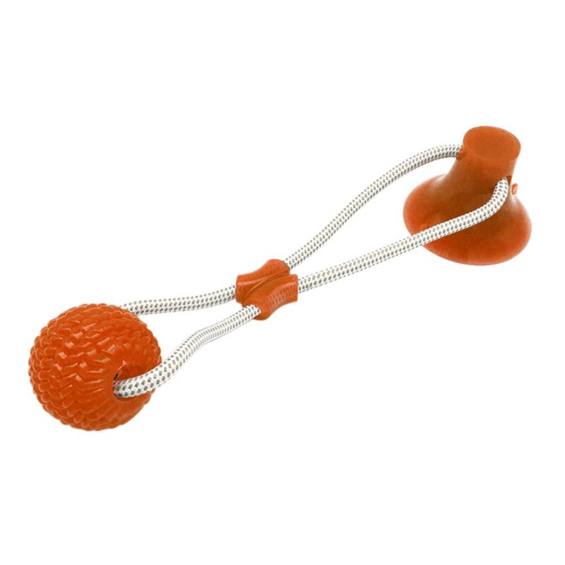 Multifunction Pet Molar Bite Toy Interactive fun Pet toy with suction cup dog push toy with TPR ball Pet Tooth Cleaning,Chewing