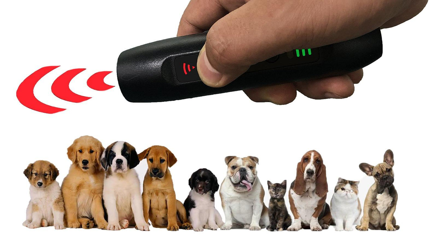 Pet Training Anti Barking USB Recharge Ultrasonic Pet Dog Repeller Handheld Repellent