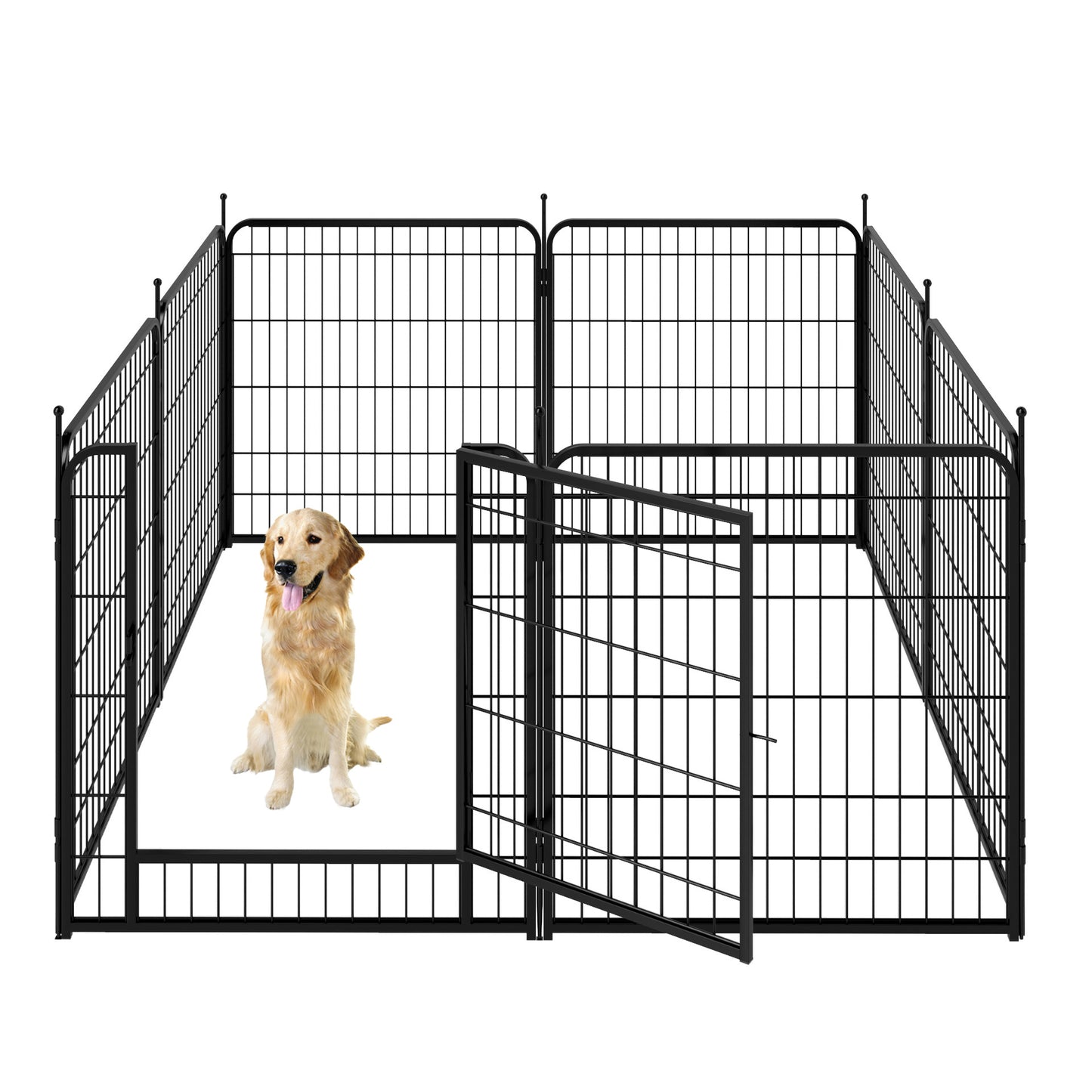 Pet Playpen Pet Dog Fence Playground Camping 32" High