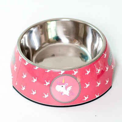 Dog Bowl Cat Food Bowl Stainless Steel Dual-Use Feeding And Drinking Bowl Removable Non-Slip Single Bowl Pet Bowl