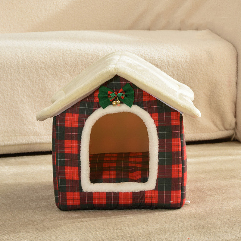 House Type Pet Cat Nest Four Seasons Universal Pet Nest Cat Nest Dog Nest Pet Supplies Can Be Removed and Washable