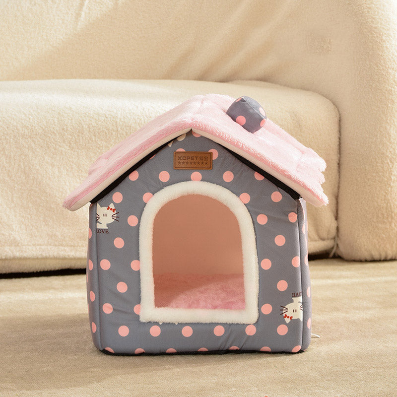 House Type Pet Cat Nest Four Seasons Universal Pet Nest Cat Nest Dog Nest Pet Supplies Can Be Removed and Washable