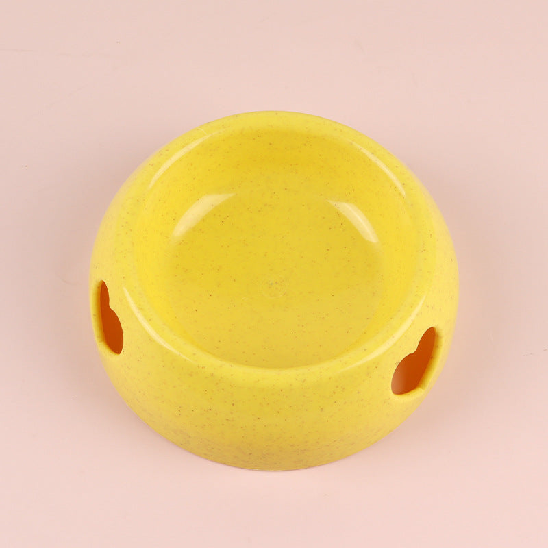 Pet Supplies Dog Bowl Rice Bowl Plastic Love Single Bowl Pet Bowl Cat Food Bowl