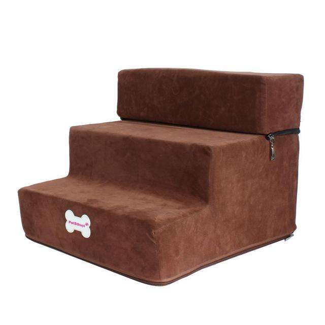 Dog Stairs Pet Climbing Ladder Sponge Steps Small Dogs Teddy On The Sofa Bed Climbing Ladder