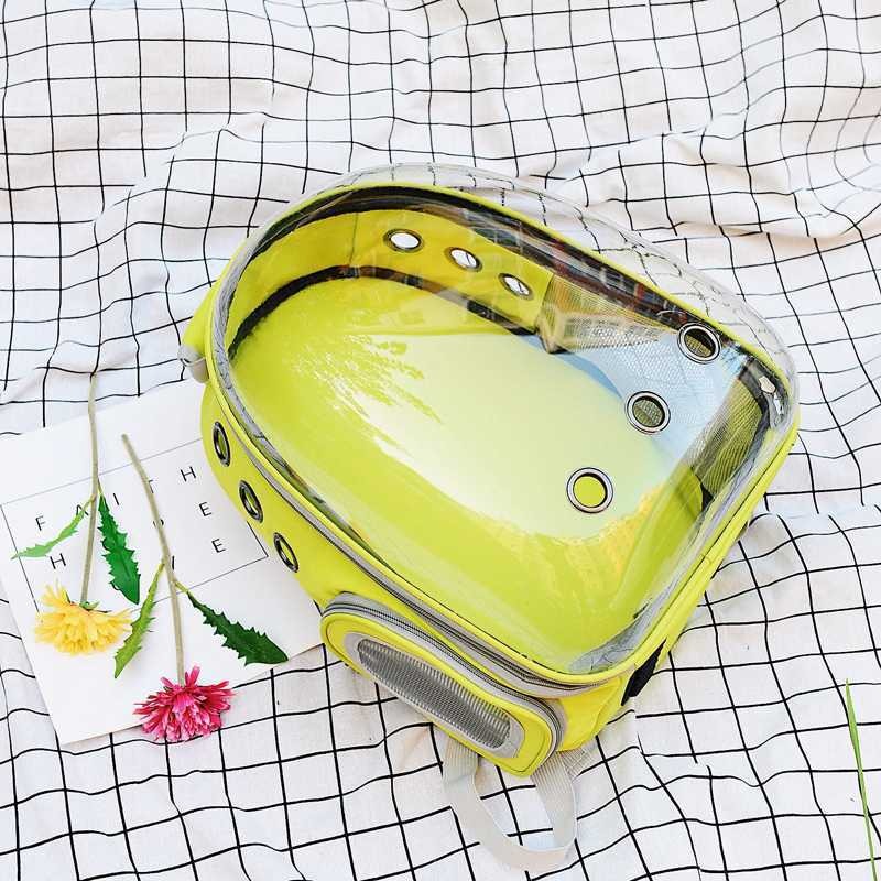 Pet Cat Bag Full Transparent Space Capsule Shoulder Portable Backpack Cat Out Bag