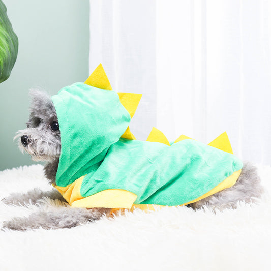 Funny Dinosaur Costume Pet Clothes Teddy Clothes Dog Clothes Cat Pet Supplies