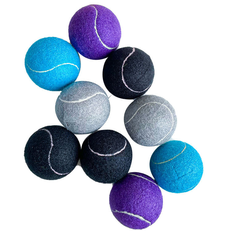 Pet Tennis Ball Bite Resistant Rubber Tennis Ball Teasing Dog God Dog Ball Supplies Color Tennis Ball