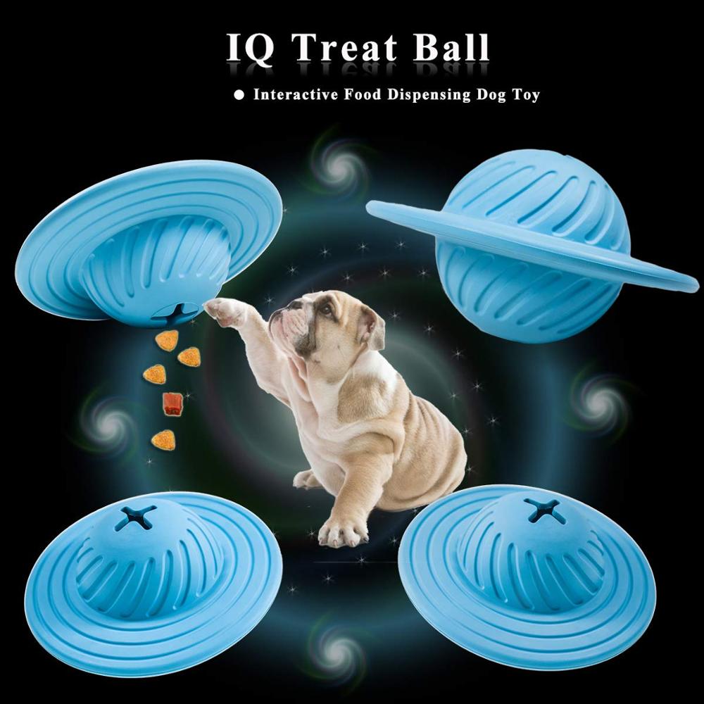 New Dog Toy Ball Pet Supplies Tooth Grinding Toy Natural Rubber Frisbee Cat and Dog Toy Food Leakage Device