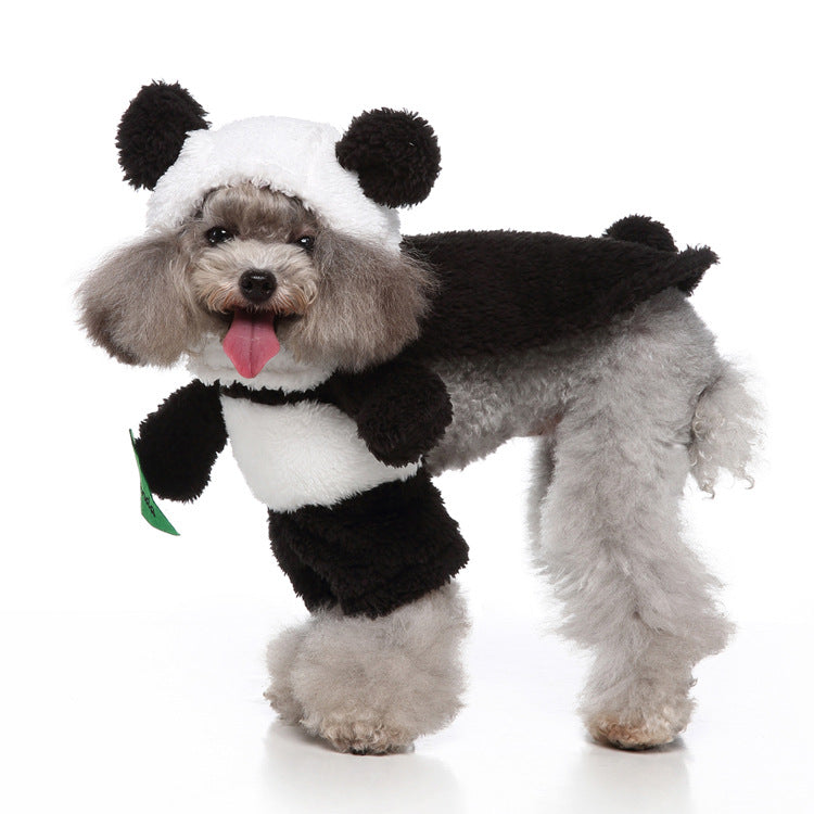 Cosplay Pet Supplies Panda Stand Up Funny Dog Clothes Upright Panda Dress Up Pet Panda