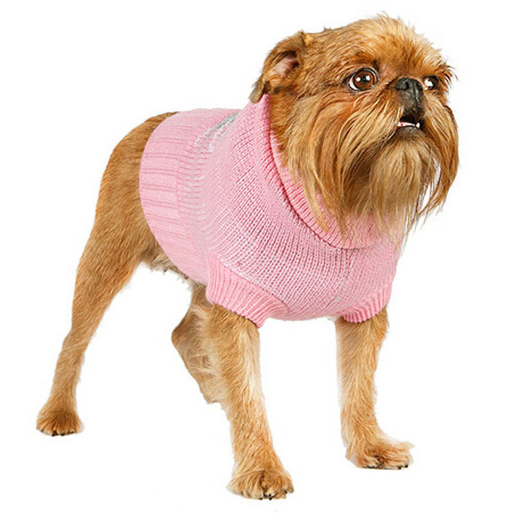 New Pet Sweater Dog Cat Knitted Sweater Pet Dog Lapel Sweater