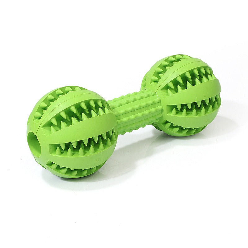 Dog Rubber Ball Dog Tooth Cleaning and Grinding Rubber Stoppable Snack Toy