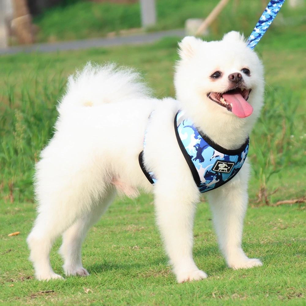 Dog Traction Rope Suit Camouflage Printed Chest Strap Dog Rope Pet Supplies