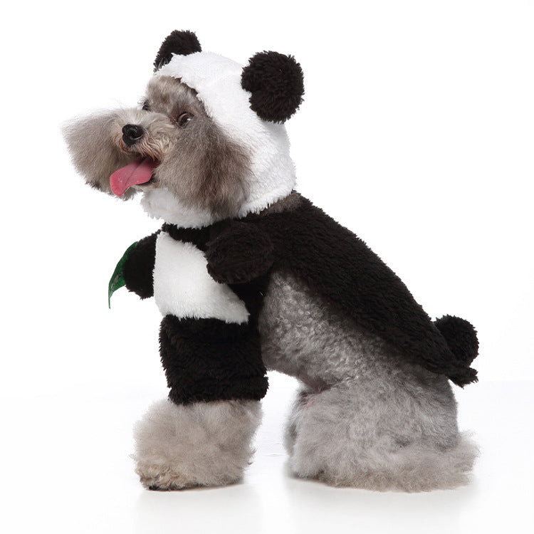 Cosplay Pet Supplies Panda Stand Up Funny Dog Clothes Upright Panda Dress Up Pet Panda