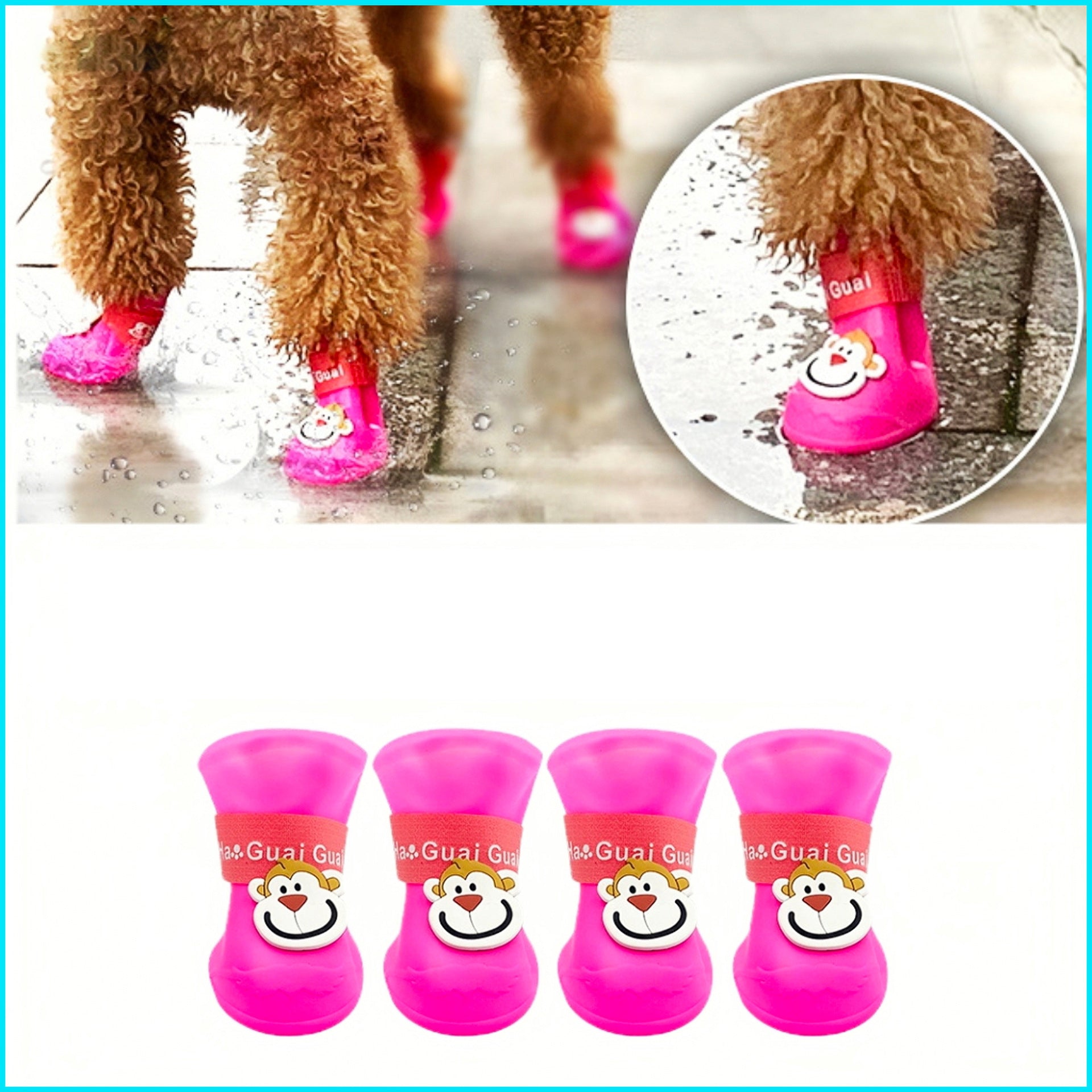 Pet Rainy Shoes | Silicone Pet Rainy Shoes | Pet Maze