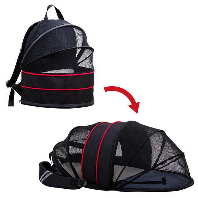 Cat Bag Expandable Out Portable School Bag Cat Cage Shoulder Backpack Pet Bag Summer Breathable Cat Out Backpack