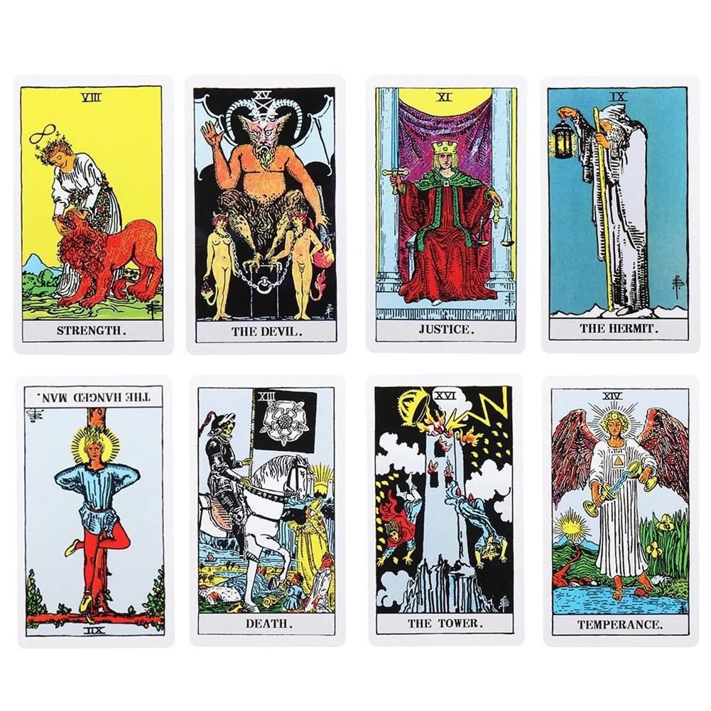 Tarot Cards 78PCS English Tarot Centennial Painter Board Game Card Poker