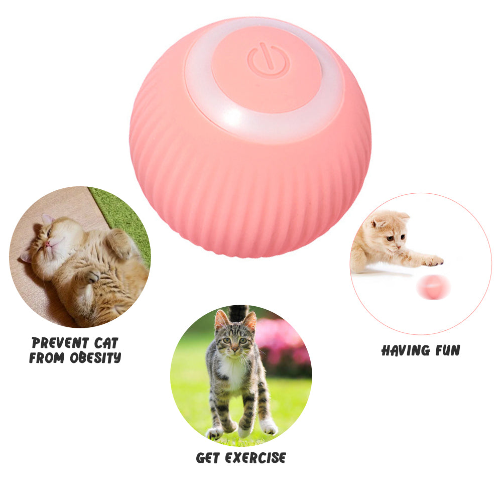 Gravitational Intelligent Rolling Ball Cat Ball Electric Cat Ball Cat Mint Sound Grinding Teeth Anti Bite Ball