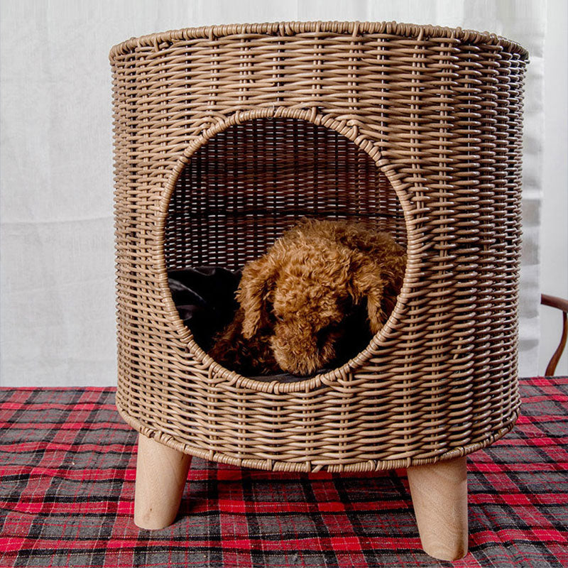 Woven Cat Bed | Wicker Cat Bed | Pet Maze