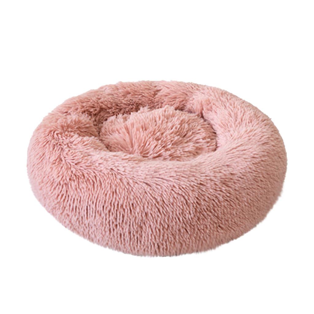 Pet Dog Bed Comfortable Donut Cuddler Round Dog Kennel Ultra Soft Washable Dog and Cat Cushion Bed