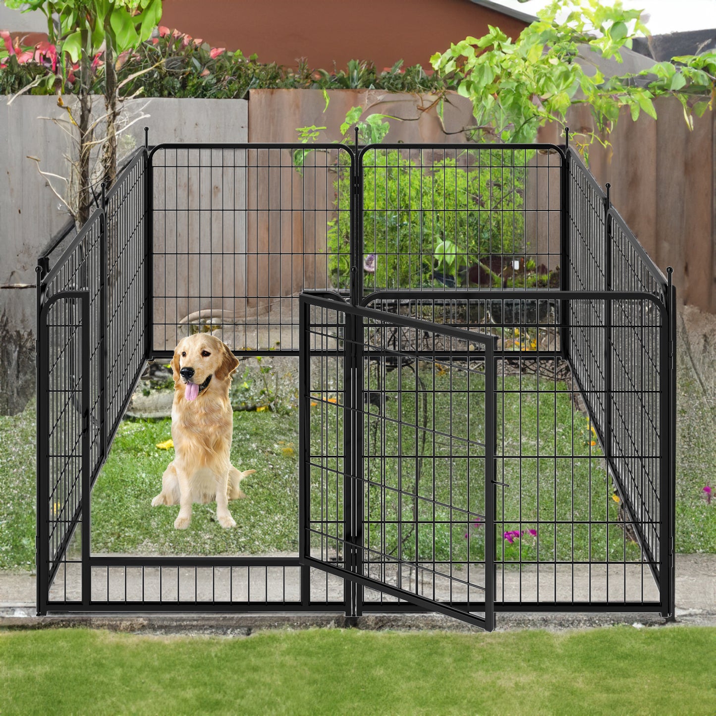 Pet Playpen Pet Dog Fence Playground Camping 32" High