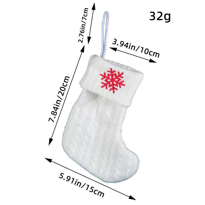 Simple letter Christmas socks Christmas socks warm men's and women's trendy socks window decorations