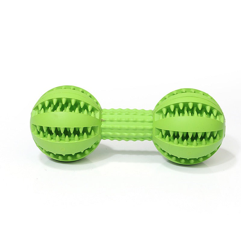 Dog Rubber Ball Dog Tooth Cleaning and Grinding Rubber Stoppable Snack Toy