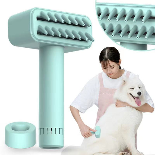 Dog Fur Vacuum Comb USB Wireless Charging Three Gear Adjustment Pet Electric Hair Removal Comb Bacteria Removal And Floating Hair Removal