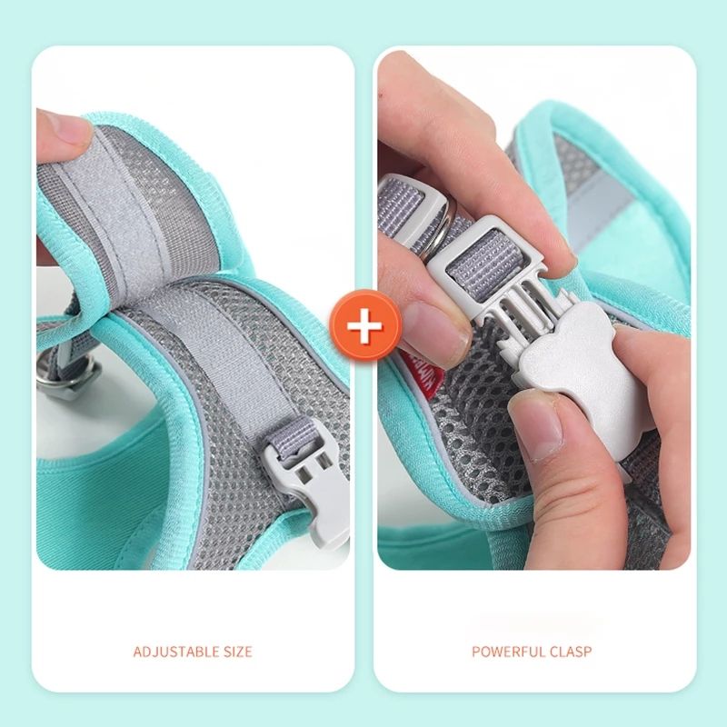 No Pull Pet Reflective Oxford Vest Soft Breathable Mesh Padded No Pull Dog Harness Set for cute puppy dog pet harness for dogs