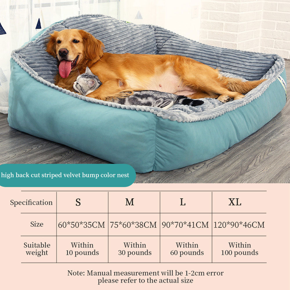 Dog House Large Dog Winter Warm Pet Mat Golden Hair Pet Winter Sofa Dog Cushion Four Seasons Universal Dog Bed