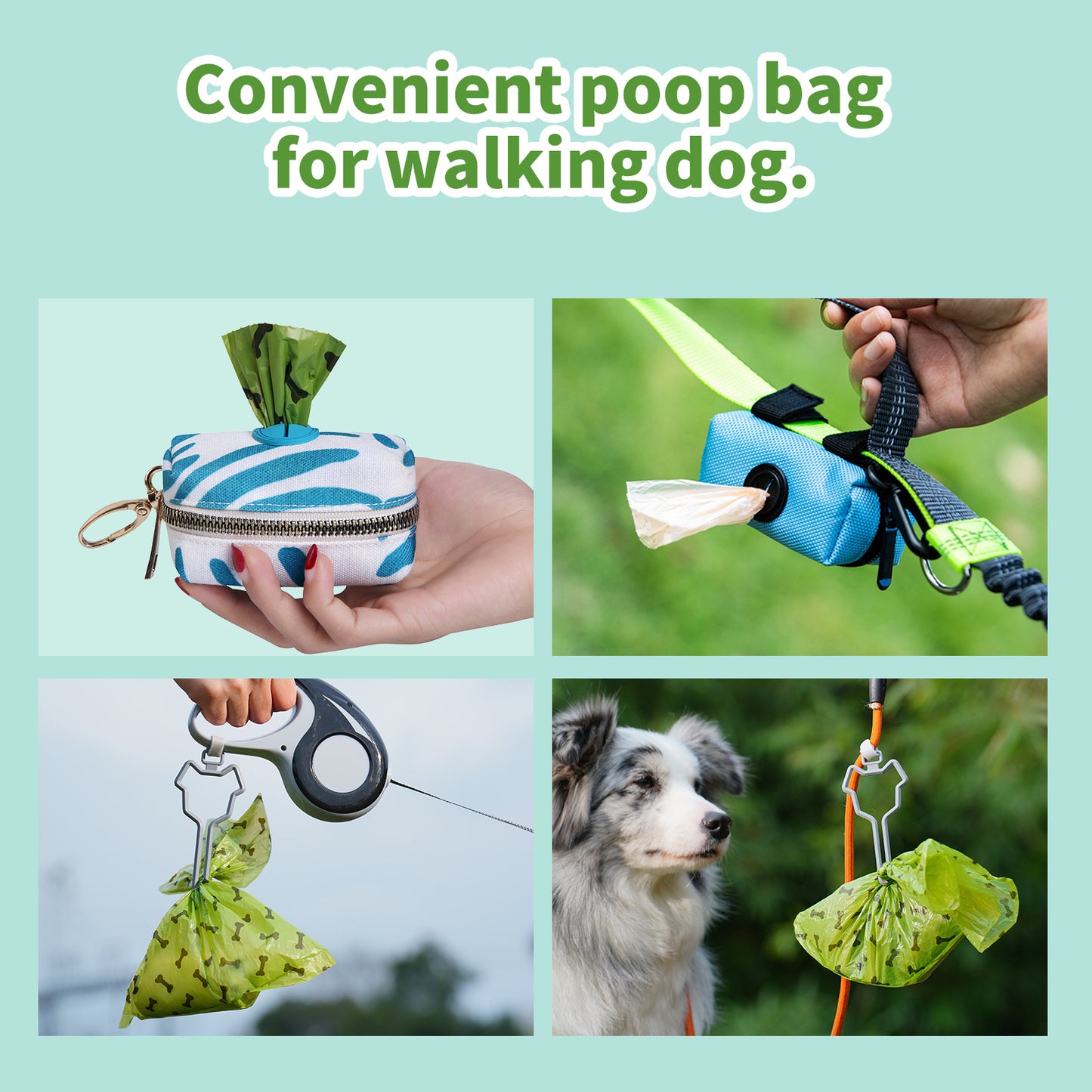 EPI Degradable Poop Bag Dog Goes Out To Pick Up Poop Bag Dispenser Boxed Poop Bag Pet Garbage Bag