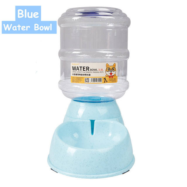 Upgrade Wheat Straw Large Capacity 3.8L Pet Feeder Automatic Water Feeding Dog Basin Pet Bowl