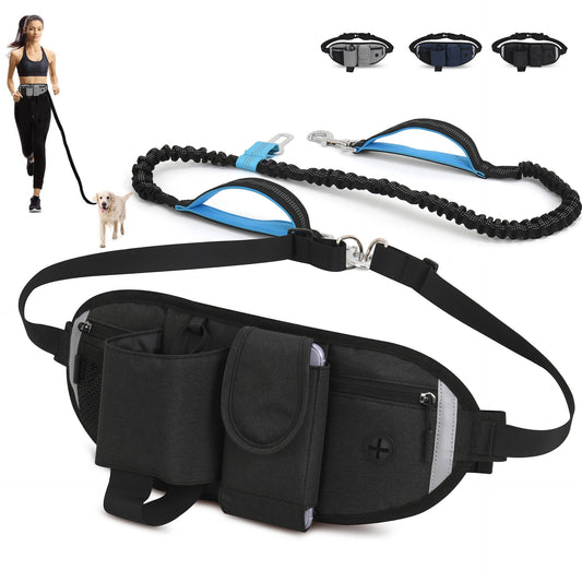 Running Sports Fanny Pack Multifunctional Waterproof Pet Fanny Pack Outdoor Anti-Punching Elastic Dog Walking Fanny Pack