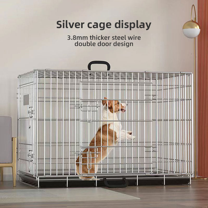 Simple Good-Looking Dog Cage Cat Cage Pet Cage Wire Cage In Medium And Large Thick Cat Villa Pet Litter