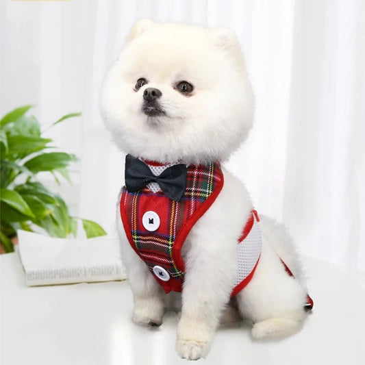 Dog Traction Rope Vest Type Teddy Clothes Dog Rope Small And Medium-Sized Dog Chest Strap Dog Rope Pet Daily Necessities