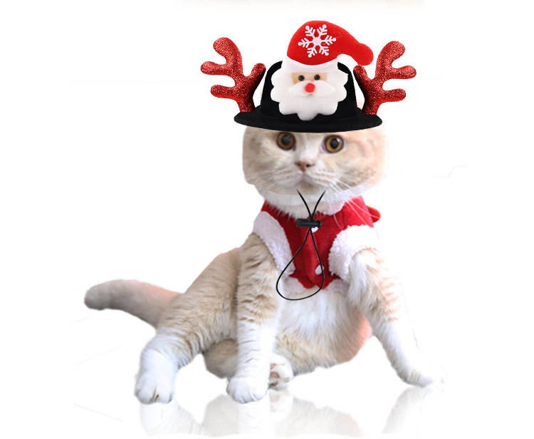 New Pet Hat Dog Christmas Halloween Headwear Cat Funny Headwear Medium Big Dog