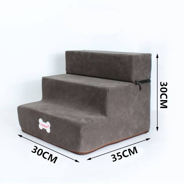 Dog Stairs Pet Climbing Ladder Sponge Steps Small Dogs Teddy On The Sofa Bed Climbing Ladder