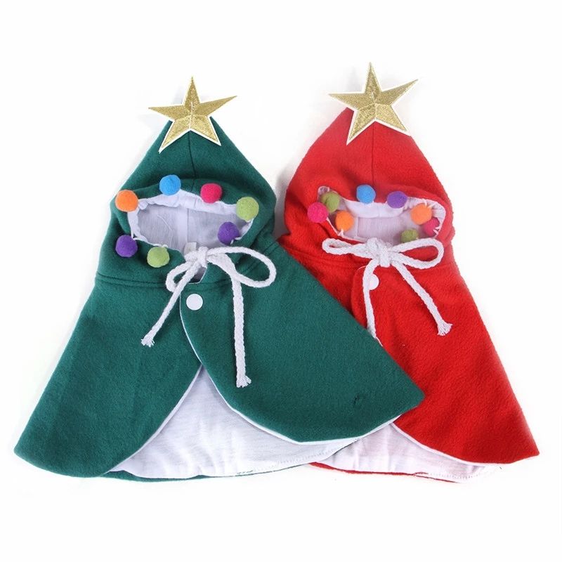 Christmas Pet Party Dressing Cloak Dress Creativity l Hoodie Cat Transform Cloak Dog Cloak