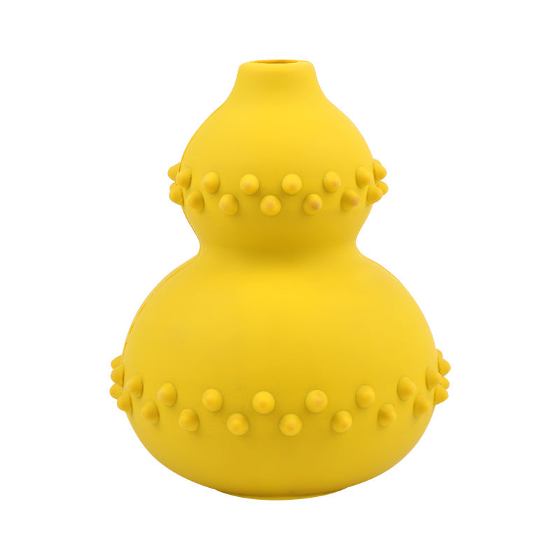 Pet Food Leakage Toy Dog Natural Rubber Educational Toy Choke Proof Gourd Slow Food Dog Toy