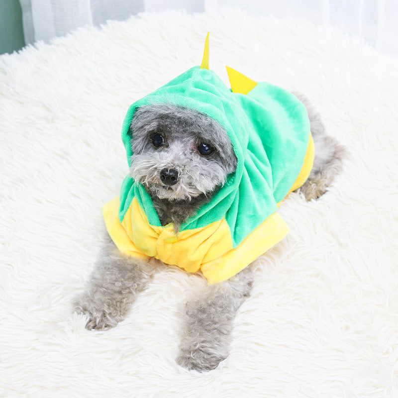 Funny Dinosaur Costume Pet Clothes Teddy Clothes Dog Clothes Cat Pet Supplies