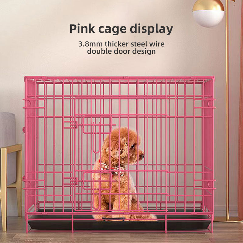 Simple Good-Looking Dog Cage Cat Cage Pet Cage Wire Cage In Medium And Large Thick Cat Villa Pet Litter