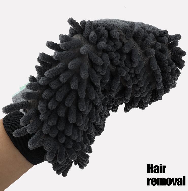 Pet shower gloves, dog double-sided cleaning, massage, shower brush, cat grooming, massage brush, pet supplies