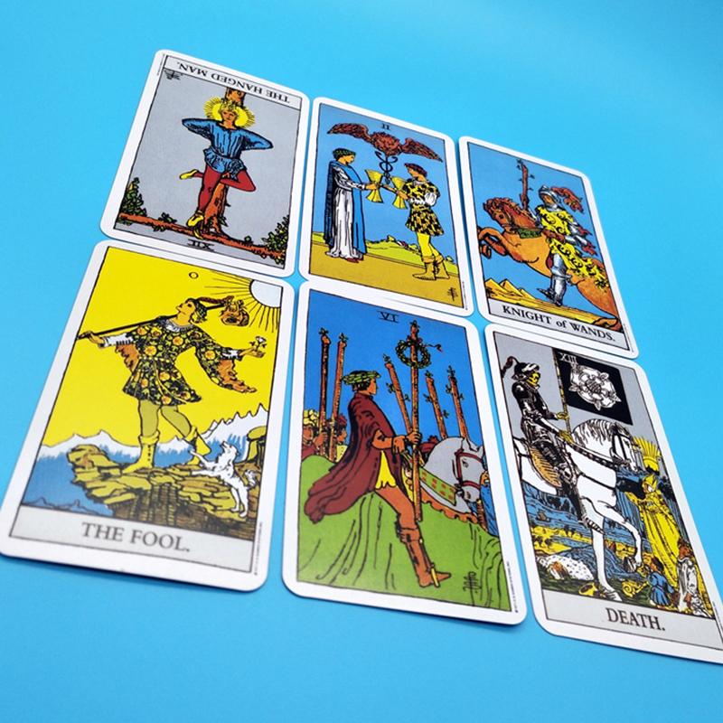 Full English Radiant Rider Waite Tarot Cards High Quality Smith Waite Tarot Deck Board Game Cards