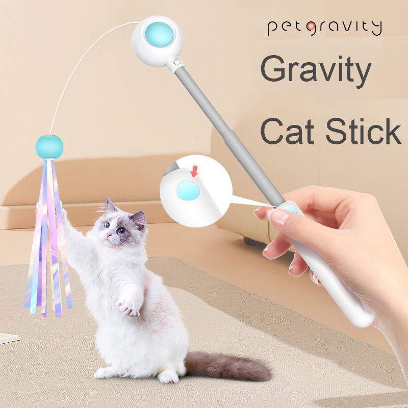 Gravitational Pet Laser Cat Cudgel Cat Feather Replacement Can Add Cat Mint Pet Supplies Kitten Toys