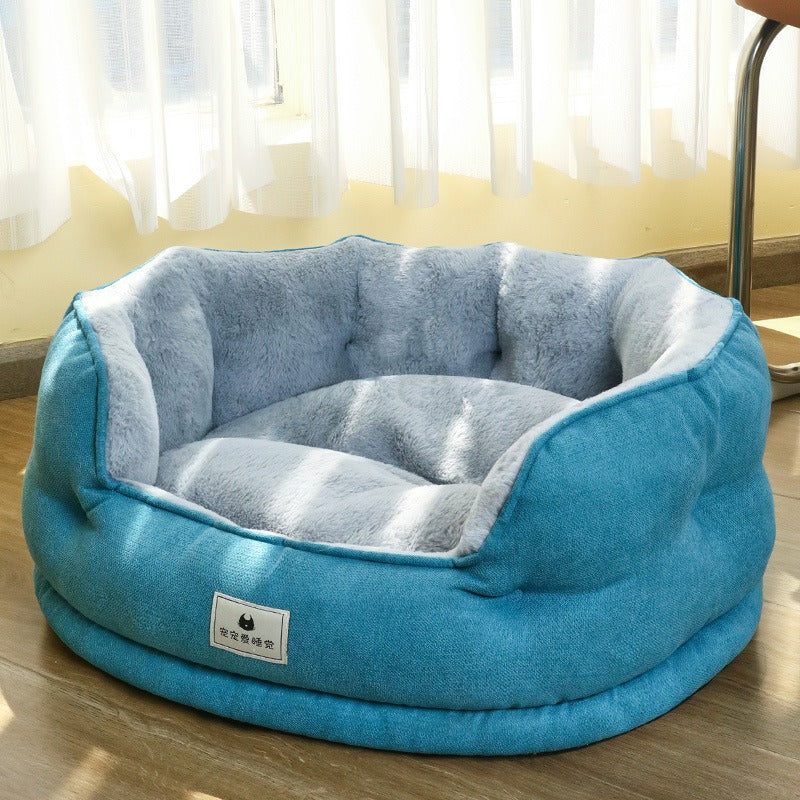 Doghouse Winter Warm Four Seasons Universal Small Dog Teddy Bichon Dog Bed Sofa Netflix Cat Nest Pet Supplies