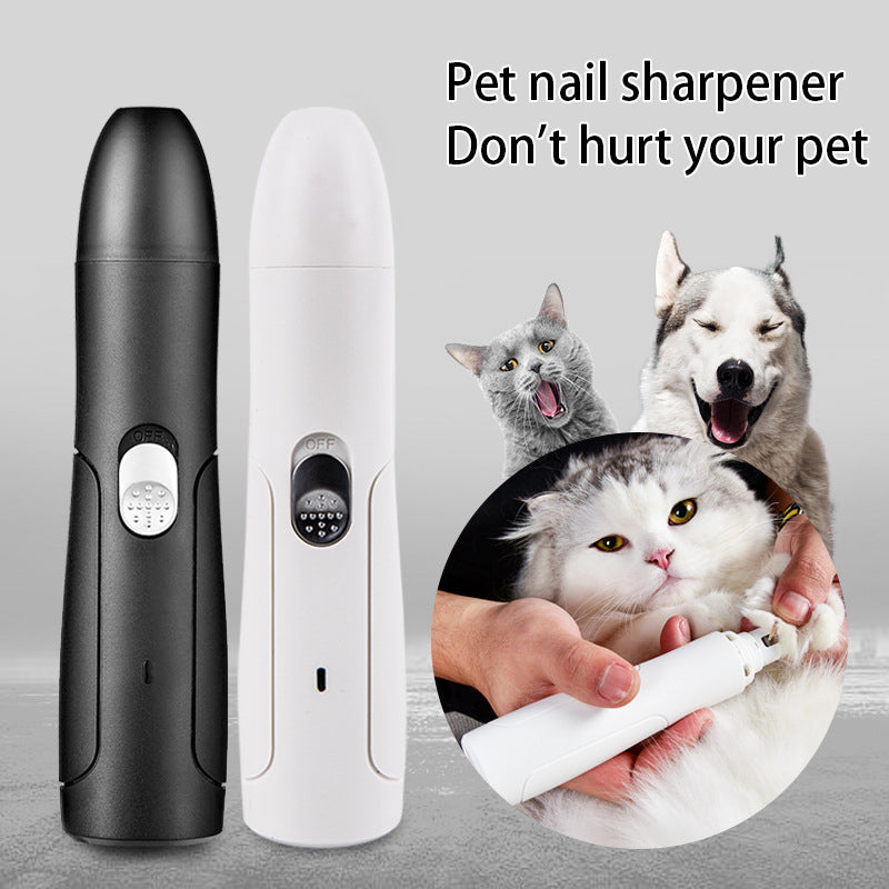 Pet Automatic Nail Sharpener Cat and Dog Manicure Cleaning Claw Sharpener Electric Nail Clippers Usb Electric Nail Clippers