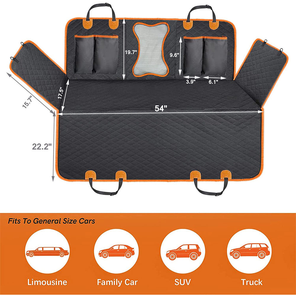 New Car Pet Mat Waterproof Car Back Seat Dog Mat Waterproof Pet Car Mat