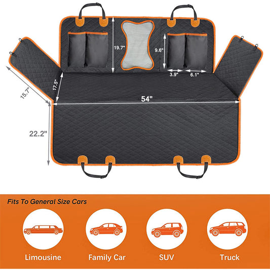 New Car Pet Mat Waterproof Car Back Seat Dog Mat Waterproof Pet Car Mat