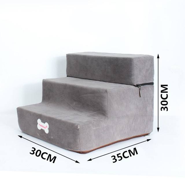 Dog Stairs Pet Climbing Ladder Sponge Steps Small Dogs Teddy On The Sofa Bed Climbing Ladder